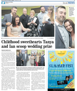 Wedding Winners – East Anglian Daily Times 2