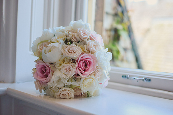 Rose and Peonie wedding bouquet