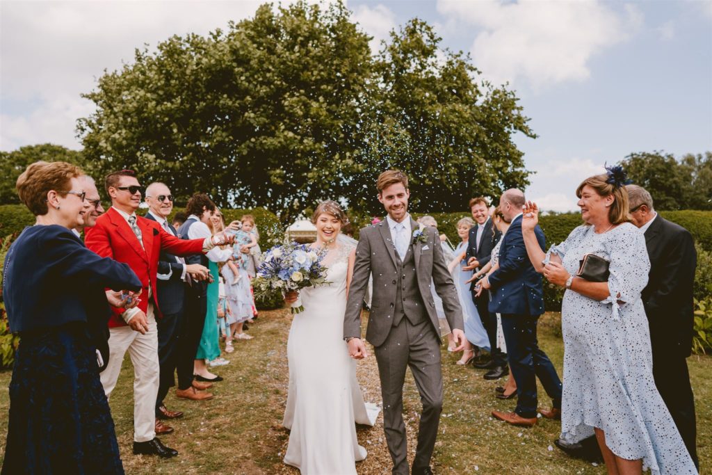 confetti line at seckford hall