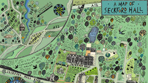 map of seckford hall hotel and spa
