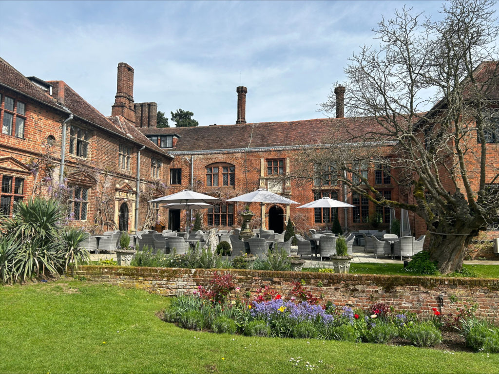 Last Minute Wedding Trends at Seckford Hall Seckford Hall Hotel & Spa Terrace and Garden 2